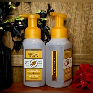 (2) Bath & Body Works Football Season Foaming Hand Soaps (Yellow Top)